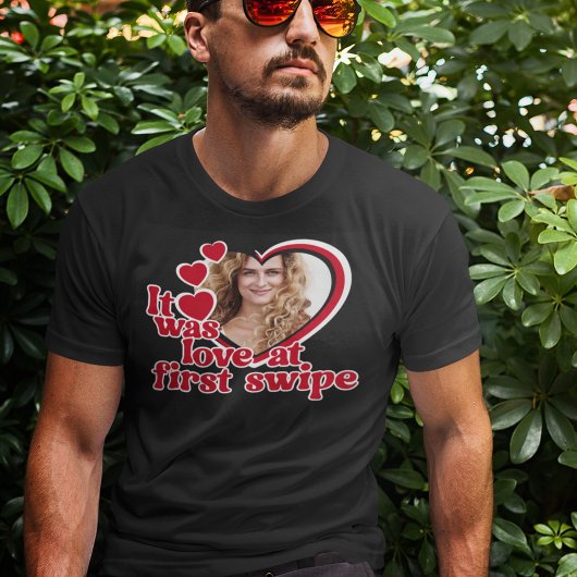 T-shirt Photo de cœur d'amour drôle 