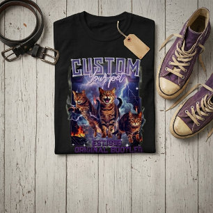 T-shirt Photo de compagnie personnalisée Graphisme rap boo