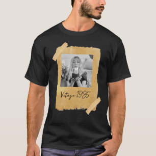 T-shirt Photo de famille personnalisée Photo d'anniversair