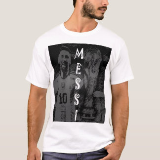T-shirt Photo de la Coupe du Monde Lionel Messi