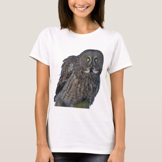 T-shirt Photo de la faune du grand chou gris (Devant)