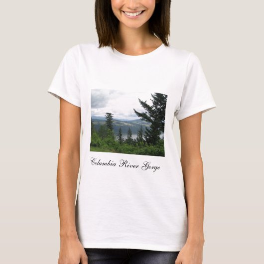 T-shirt photo de la gorge de Columbia River (Devant)
