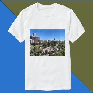 T-shirt Photo de la vue panoramique de Denver Colorado