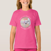 T-shirt Photo de l'adorable Chien de Chien de Chien Portan (Devant)