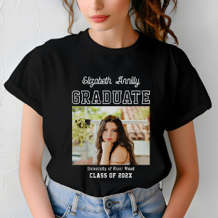 T-shirt Photo de l'année de fin d'études personnalisée Co