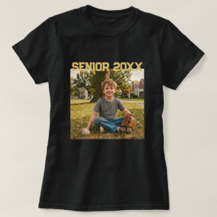 T-shirt Photo de l'enfance personnalisée Année de fin d'ét