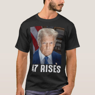 T-shirt Photo de l'investiture de Trump 47 Rises de Donald