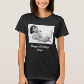 T-shirt Photo de maman d'anniversaire sur mesure (Devant)