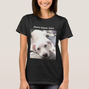 T-shirt Photo de mignonne Chien Chien Chien de Pâques Cade