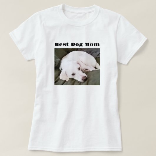 T-shirt Photo de mignonne Chien de Chien de Chien de Chien (Design devant)