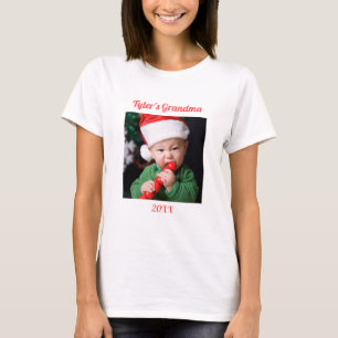 T-shirt Photo de Noël de Mamie