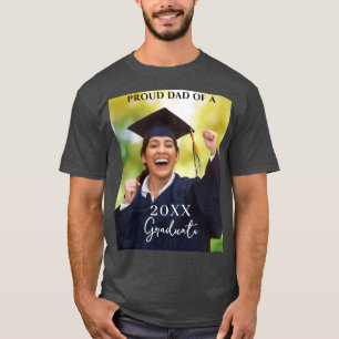 T-Shirt Photo de remise de diplôme Papa fier