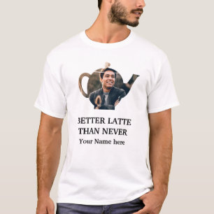 T-shirt Photo de théière personnalisée pour amoureux du ca