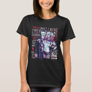 T-shirt Photo de typographie de joker et de Harley du