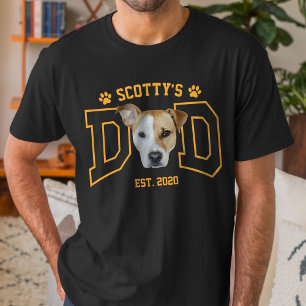 T-shirt Photo de visage de compagnie personnalisée pour pa