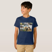 T-shirt Photo d'éléphant (Devant entier)