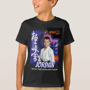 T-shirt Photo d'élève de dojo Kyokushin Équipe de ceinture