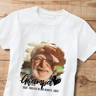 T-shirt Photo d'enterrement Grunge Forever dans nos cœurs