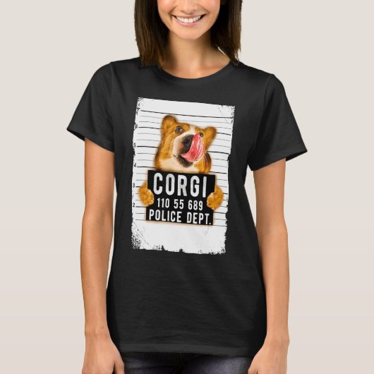 T-shirt Photo d'identité de Corgi (Devant)