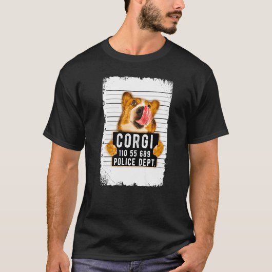T-shirt Photo d'identité de Corgi (Devant)