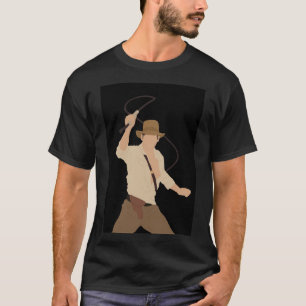 T-shirt Photo d'Indiana Jones Illustration Print.png