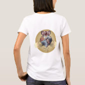 T-shirt Photo du 22e anniversaire du Mariage Coppery Cladd (Dos)