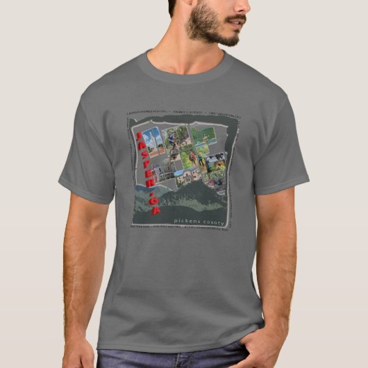 T-shirt photo du comté de Pickens (Devant)