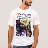 T-shirt Photo du logo Instagram (Devant)