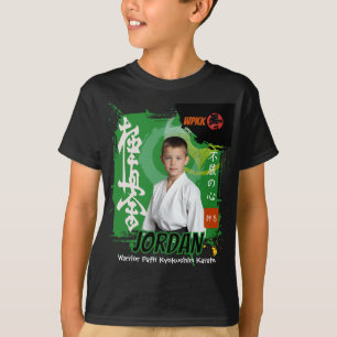 T-shirt Photo d'un élève de Kyokushin Dojo Ceinture Verte