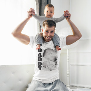 T-shirt Photo Effet Brossé Daddy