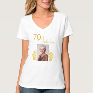 T-shirt Photo élégant de 70 ans et de brindilles fabuleuse