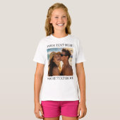 T-shirt Photo et Texte (Devant entier)