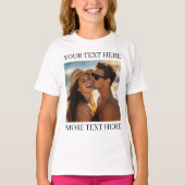 T-shirt Photo et Texte (Devant)