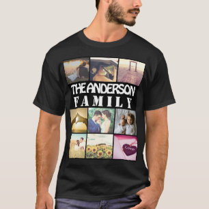 T-shirt Photo et texte personnalisés