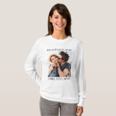 T-shirt Photo et texte personnalisés (Devant entier)