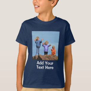 T-shirt Photo et texte personnalisés pour enfants