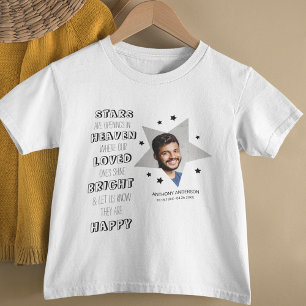 T-Shirt Photo Étoile Personnalisé pour Enfants en