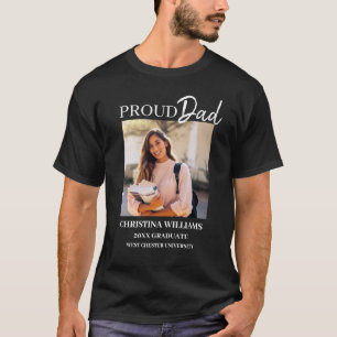 T-shirt Photo Fière Papa Graduation