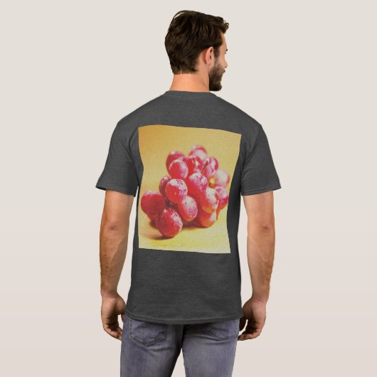 T-shirt Photo "Grape" mignonne. Commandez dès maintenant (Dos entier)