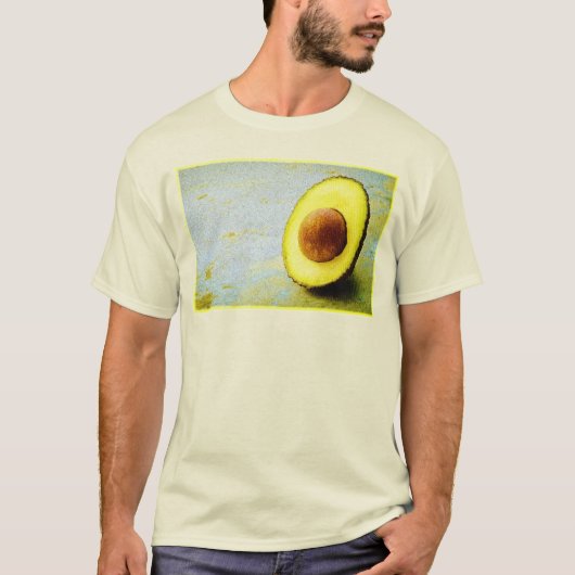 T-shirt Photo "Half Avocado" Cute. Commandez dès maintenan (Devant)