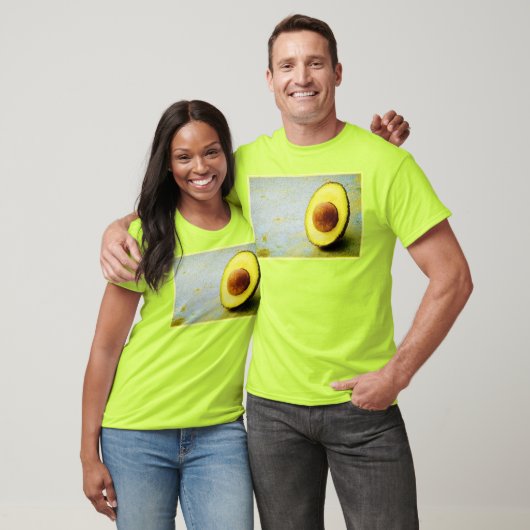 T-shirt Photo "Half Avocado" Cute. Commandez dès maintenan (Unisexe)