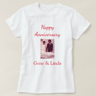 T-shirt Photo Happy Anniversaire