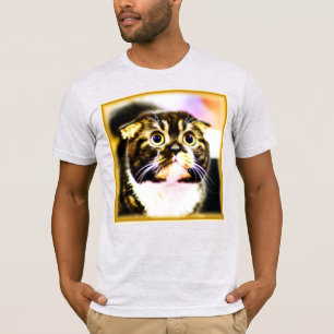 T-shirt Photo Hilarious d'un Chat Drôle. Commandez dès mai
