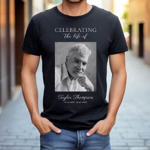 T-shirt photo hommage commémoratif – Célébrer une