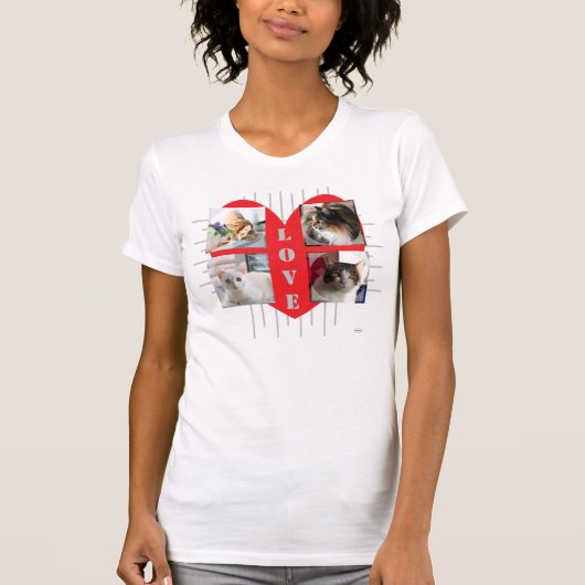 T-shirt photo Love Cat HAMbyWG (Devant)