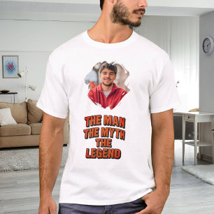 T-shirt Photo man mythe légende nom fun