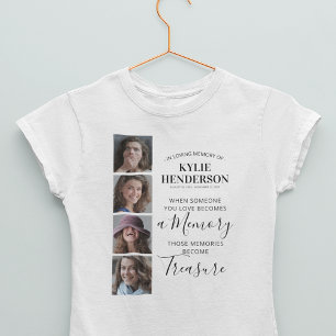 T-shirt Photo Mémorial En Souvenir Affectueux