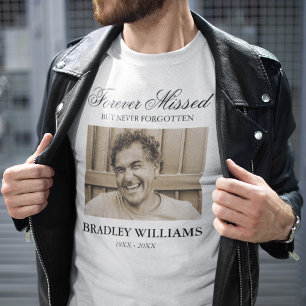T-Shirt Photo Mémorial Toujours Regretté