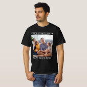 T-shirt Photo Memory Custom Tee with Your Text (Devant entier)