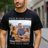 T-shirt Photo Memory Custom Tee with Your Text